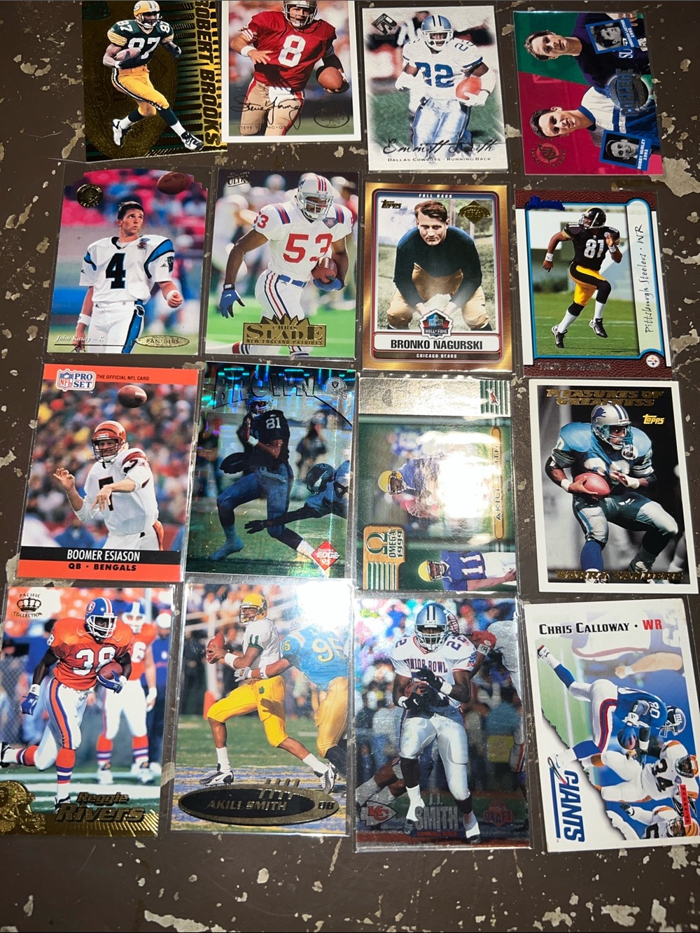 Football Trading Card Lot - Mixed Team Collectible Cards
